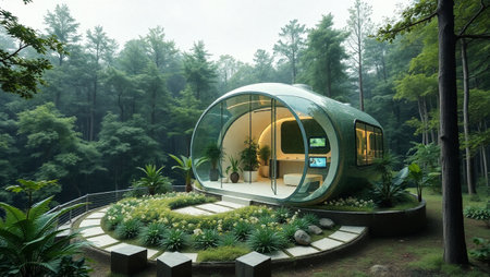 Pavilion at Expo, universal exposition on the theme of food in Milanの写真素材