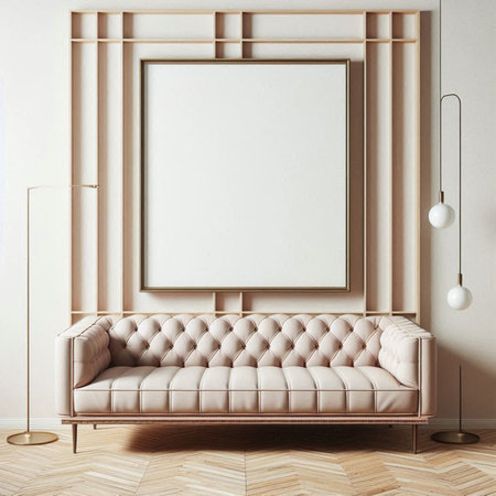 interior of modern house, living room