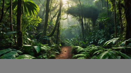 Tropical rainforest in Central America