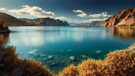 Panoramic view of Lake Tekapo, South Island, New Zealand