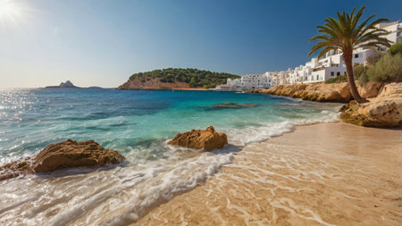 Panoramic view of Cala Figuera beach