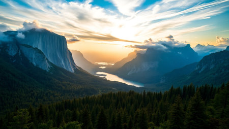 Sunset in Montana, United States of America