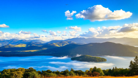 Lake Tekapo, New Zealand. Lake Tekapo is a freshwater lake located in South Island, New Zealand.の写真素材