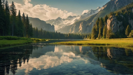 Beautiful summer landscape.