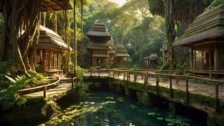 Pura Tirta Empul Temple in Bali Indonesia