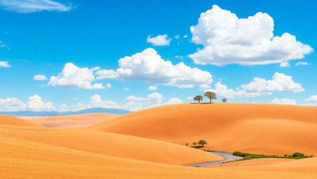Landscape of Maspalomas dunes, Gran Canaria, Canary Islands, Spainの写真素材