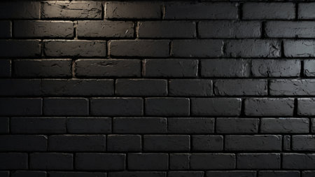 Black brick wall texture background. Black brick wall texture background. Black brick wall textureの写真素材