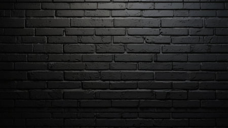 Black brick wall texture background. Black brick wall texture background. Black brick wall textureの写真素材