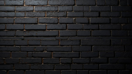 Dark brick wall texture background. Dark brick wall texture background. Dark brick wall texture background.の写真素材