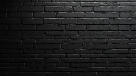 Black brick wall texture background. Black brick wall texture background. Black brick wall texture backgroundの写真素材