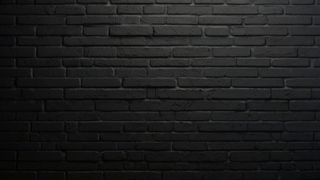 Black brick wall texture background. Black brick wall texture background. Black brick wall texture backgroundの写真素材