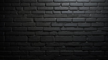 Black brick wall texture background. Black brick wall texture background. Black brick wall textureの写真素材