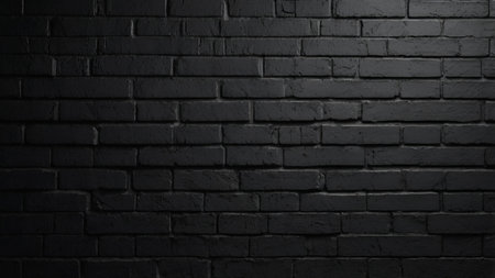 Black brick wall texture background. Black brick wall texture background. Black brick wall...