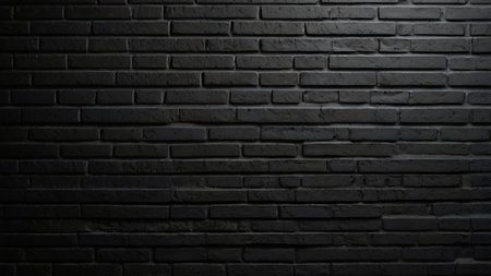 Black brick wall texture background. Black brick wall texture background. Black brick wall texture...