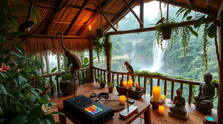 Tropical rainforest.の写真素材