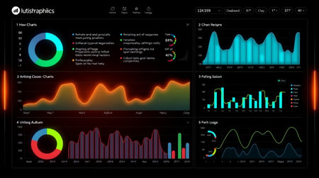 Futuristic user interface. UI UX GUI design. Futuristic user interface. UI UX GUI design.