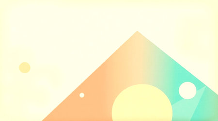 abstract colorful background with geometric shapes and copyspace for text