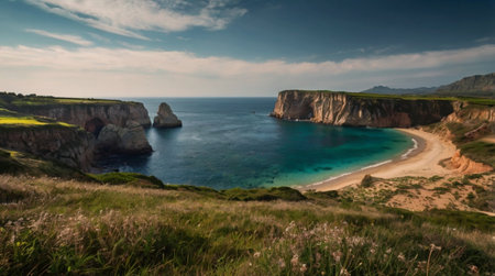 panoramic view of Ponta da Piedade, Portugal