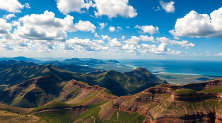 Panoramic view of Grand Canyon National Park, Arizona, USAの写真素材