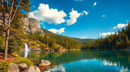 Yosemite National Park, California, United States of America.の写真素材