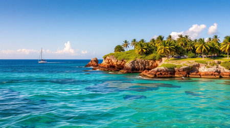 Tropical beach on Seychelles, La Digue islandの写真素材