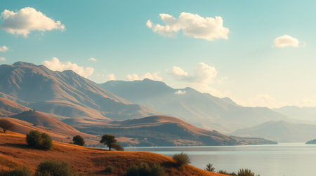 Lake Wanaka, South Island, New Zealand. Beautiful landscape.の写真素材