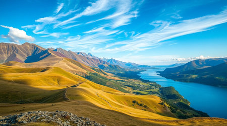 Beautiful view of Lake Tekapo, South Island, New Zealandの写真素材