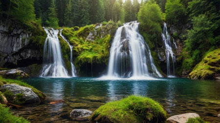 3d render of luxury bedroom suite in classic style with nice decorationの写真素材