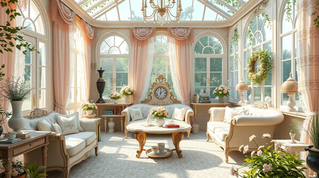 Luxury living room interior in classic style. 3d render