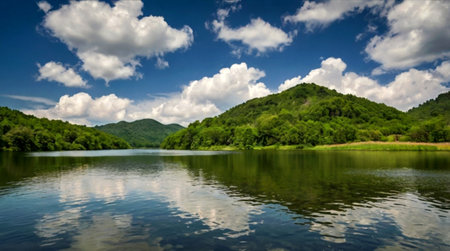 Beautiful natural landscape.の写真素材