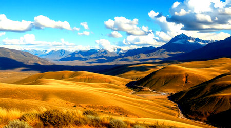 Landscape in the highlands