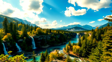 Mountain river in the Altai Republic, Siberia, Russia.
