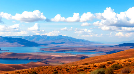 Lake Tekapo, New Zealand. Lake Tekapo is the largest lake in South Island.の写真素材