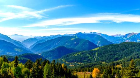 panoramic view of the Alps in Bavaria, Germany.の写真素材