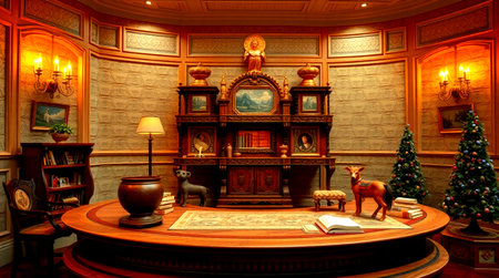 Interior of the Russian Museum of Natural History.の写真素材