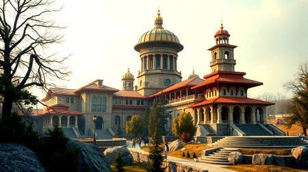 The Cathedral of Christ the Saviour in the city of Sofia, Bulgariaの写真素材