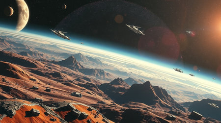 3D Rendering of Alien Planet