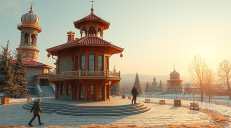 Tsaritsyno parkの写真素材