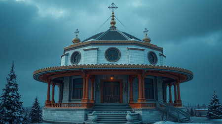 The Church of St. Nicholas in Krasnodar, Russiaの写真素材
