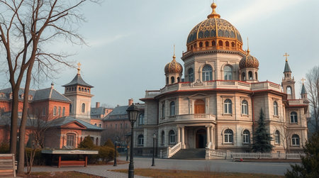 Church of St. Alexander Nevsky in Yaroslavl, Russiaの写真素材