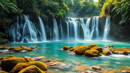 Huay Mae Khamin waterfall, Kanchanaburi, Thailand