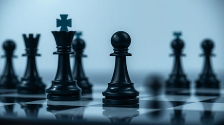 Chess board game concept of business ideas and competition and strategy ideas.の写真素材