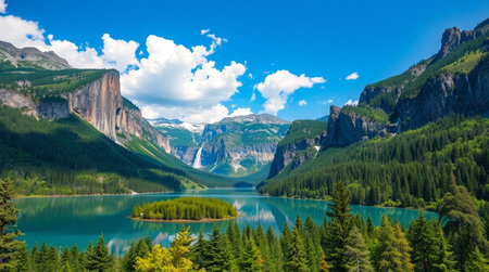 Yosemite National Park in California, United States of America.の写真素材