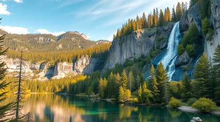 Yosemite National Park is a national park in California, United States.の写真素材