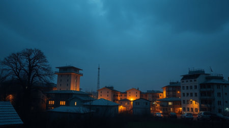 Abandoned buildings in the city of Veliky Novgorodの写真素材