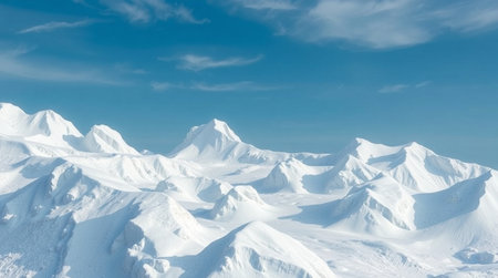 Beautiful winter mountains landscape.の写真素材