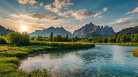 Panoramic view of the Alpe di Siusi, Dolomites, Italy