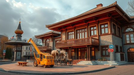 Historic buildingsの写真素材