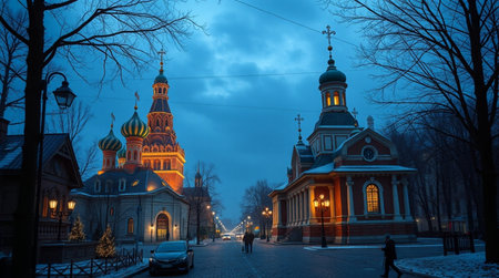 Church of the Intercession of the Blessed Virgin Mary in Kolomenskoye, Moscow, Russiaの写真素材