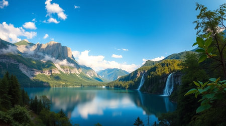 Glacier National Park, Montana, United States of America.の写真素材